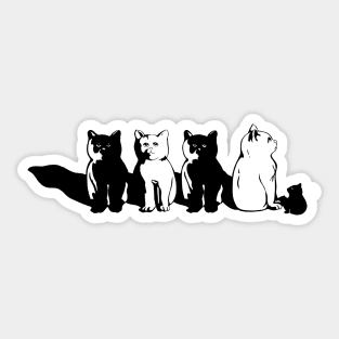 Quite cats Sticker